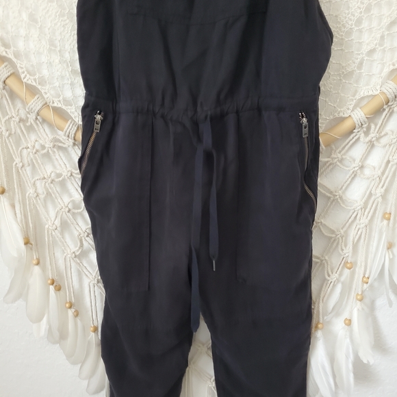 Aritzia Wilfred Free Valletta Overalls Black Lyocell Size XS - Picture 8 of 10